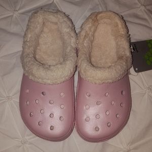 Fleece lined Crocs